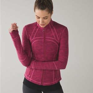 Lululemon Athletica Women’s Define Jacket Diamond Jacquard Pink Magenta Size 6